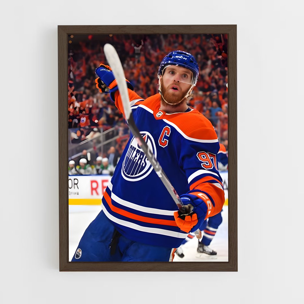 Poster Connor de mcdavid – affiche Hockey sur glace (vue 5)